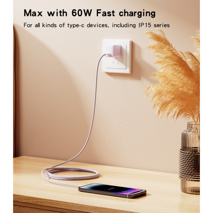 کابل  USB-C یسیدو  مدل CA163 طول 1.2 متر