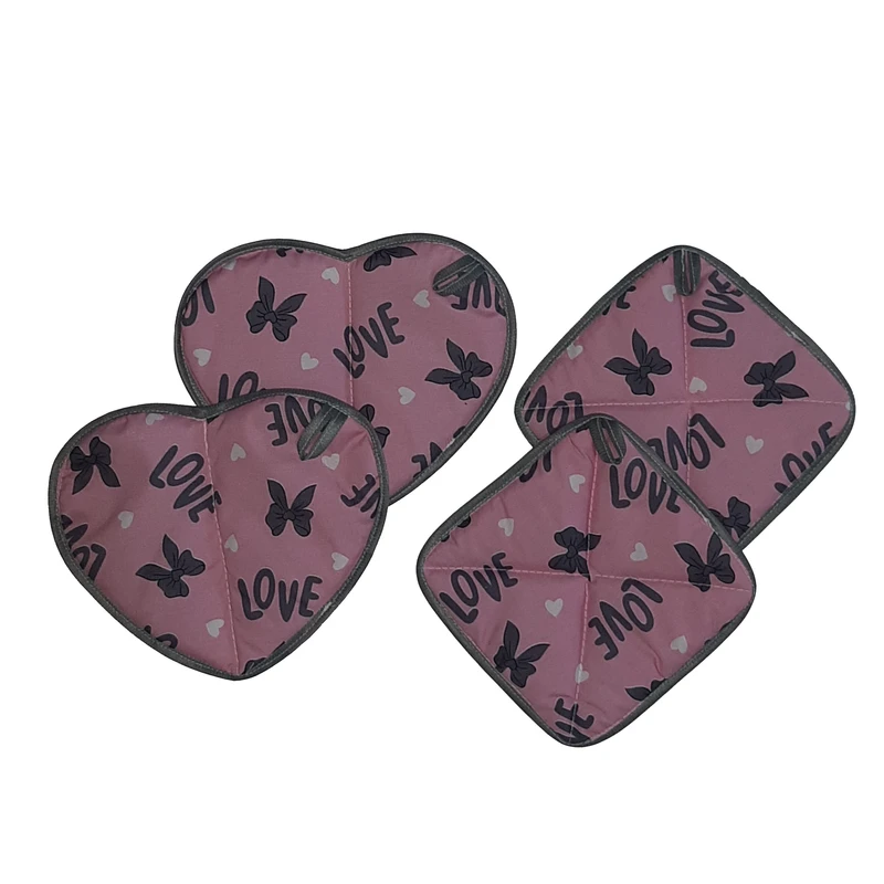 دستگیره آشپزخانه مدل لاو بسته ۴عددی