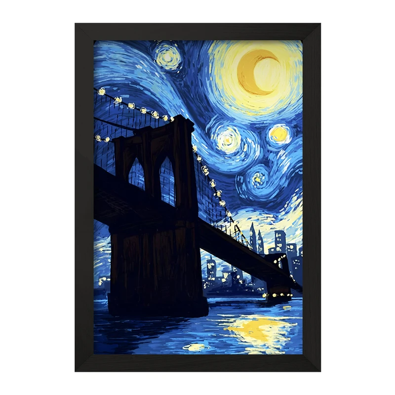 تابلو خندالو مدل ونسان ونگوگ کد F8790