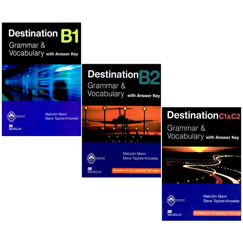 کتاب Destination Grammar And Vocabulary With Answer Key اثر Malcolm Mann And Steve Taylore-Knowles انتشارات اشتیاق نور سه جلدی کتاب Destination Grammar And Vocabulary With Answer Key اثر Malcolm Mann And Steve Taylore-Knowles انتشارات اشتیاق نور سه جلدی