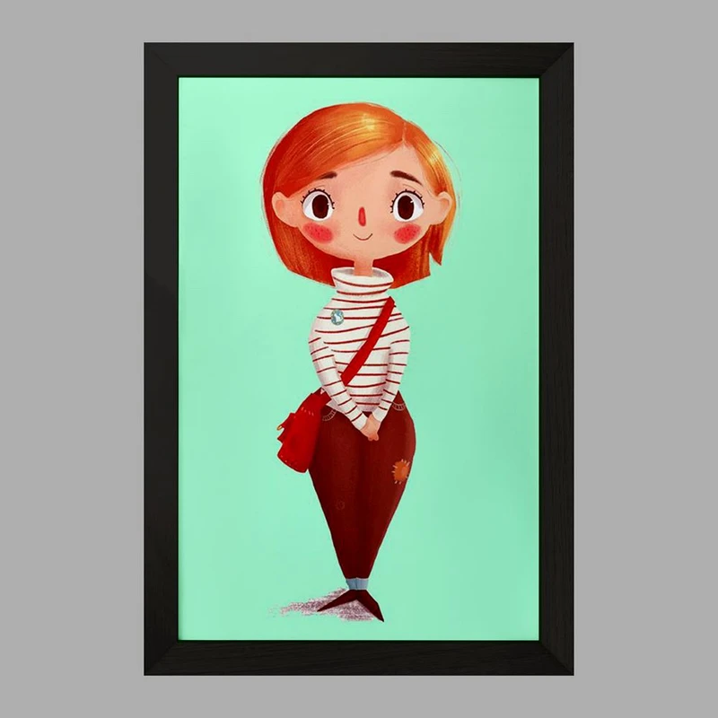 تابلو خندالو مدل دخترانه فانتزی کد 25742