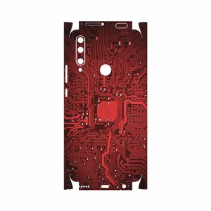 MAHOOT Red Printed Circuit Board-FullSkin Cover Sticker for Honor 9X