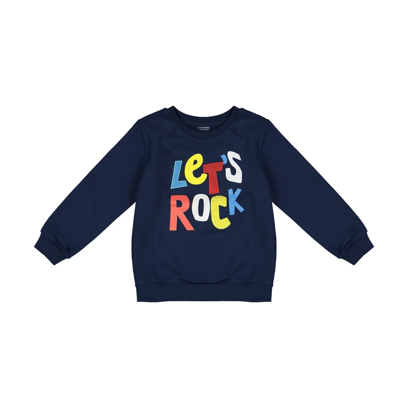 سویشرت پسرانه ال سی وایکیکی مدل 0W33562Z4-JC7-NAVY