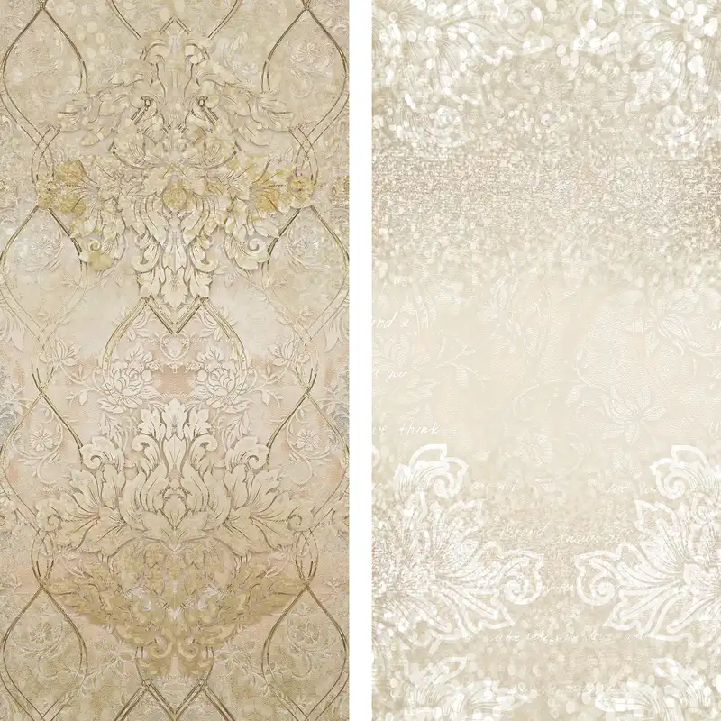 پرده مدل پانچی طرح پتینه سایز 280x145 سانتی متر