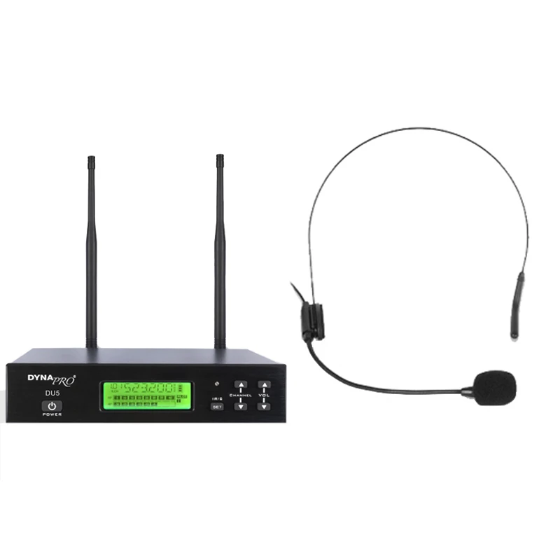 ست میکروفن بی سیم هدمیک دایناپرو مدل U5 با درگاه اتصال XLR