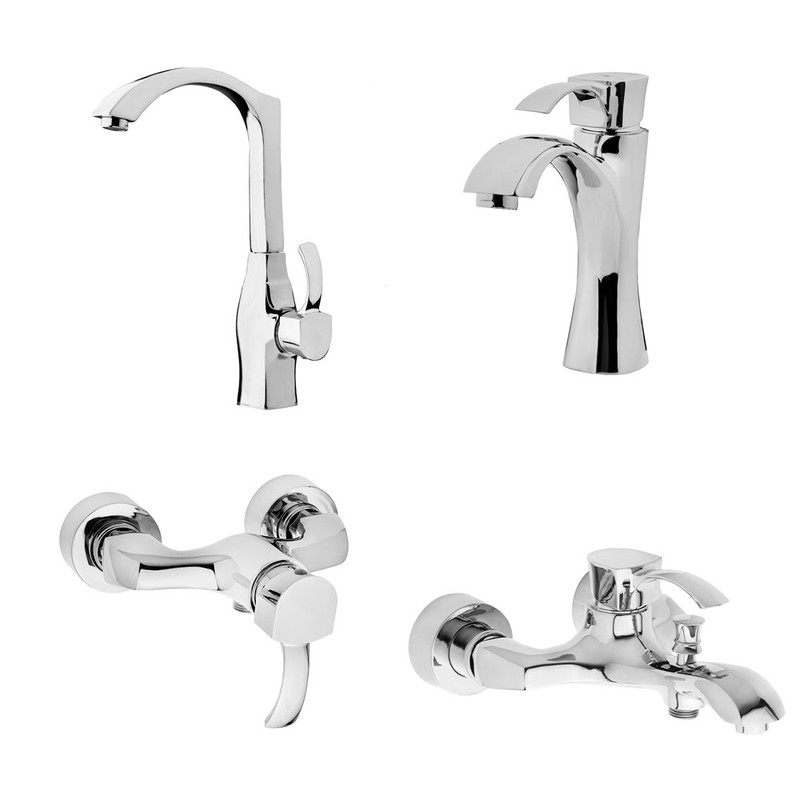 سری شیرآلات مدل آرسس مجموعه 4 عددی