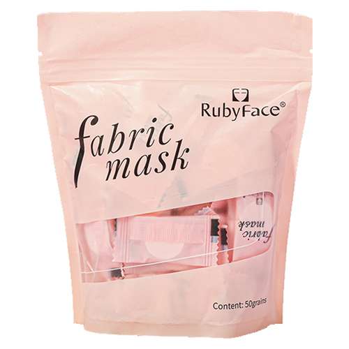 قرص ماسک ورقه ای صورت روبی فیس مدل Fabric بسنه 50 عددی