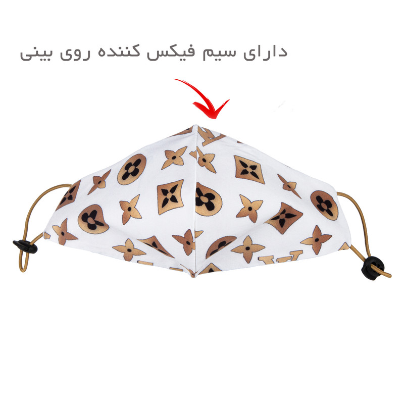 ماسک تزیینی مدل MK135BL بسته 2 عددی