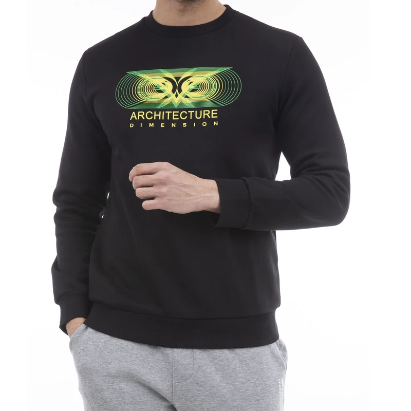 سویشرت مردانه جین وست مدل تو کرکی کد 808559