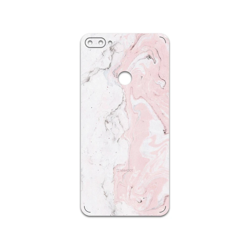 برچسب پوششی ماهوت مدل Blanco-Pink-Marble مناسب برای گوشی موبایل اچ تی سی Desire 12 Plus