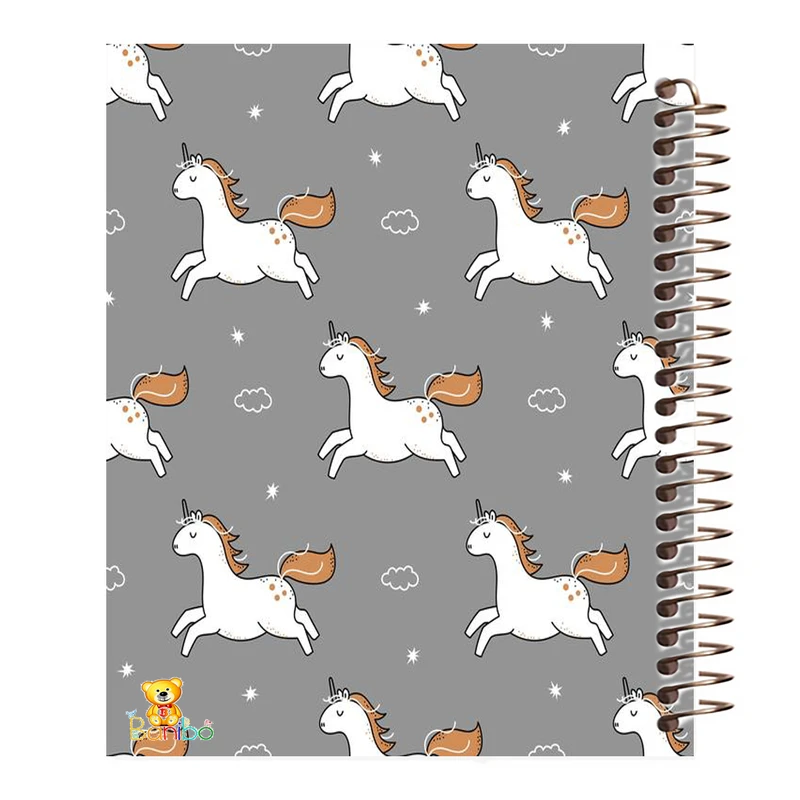 دفتر مشق 100 برگ بانیبو طرح یونیکورن کد 476