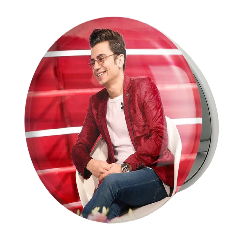 آینه جیبی خندالو طرح محسن ابراهیم زاده مدل تاشو کد 3335 