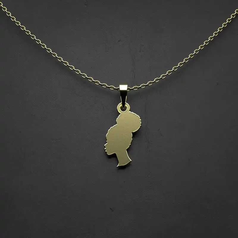 گردنبند طلا 18 عیار زنانه مدوپد مدل قلب کد CA10489