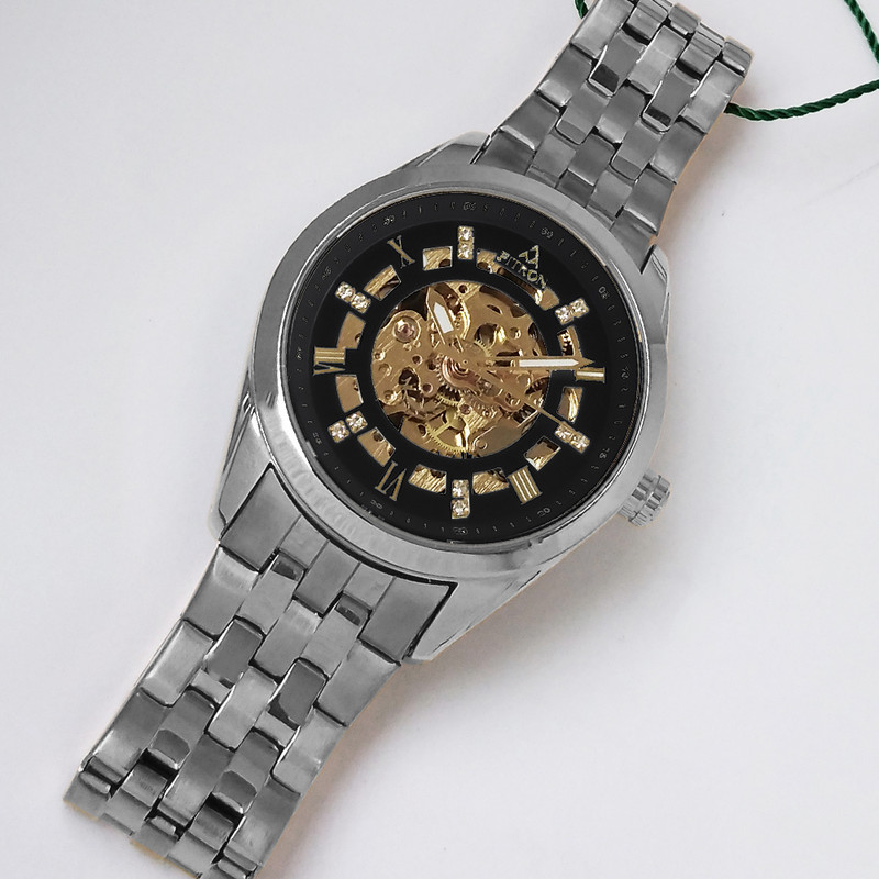 ساعت مچی عقربهای مردانه اتوماتیک فیترون مدل نبضی کوکی اتومات کد 64510