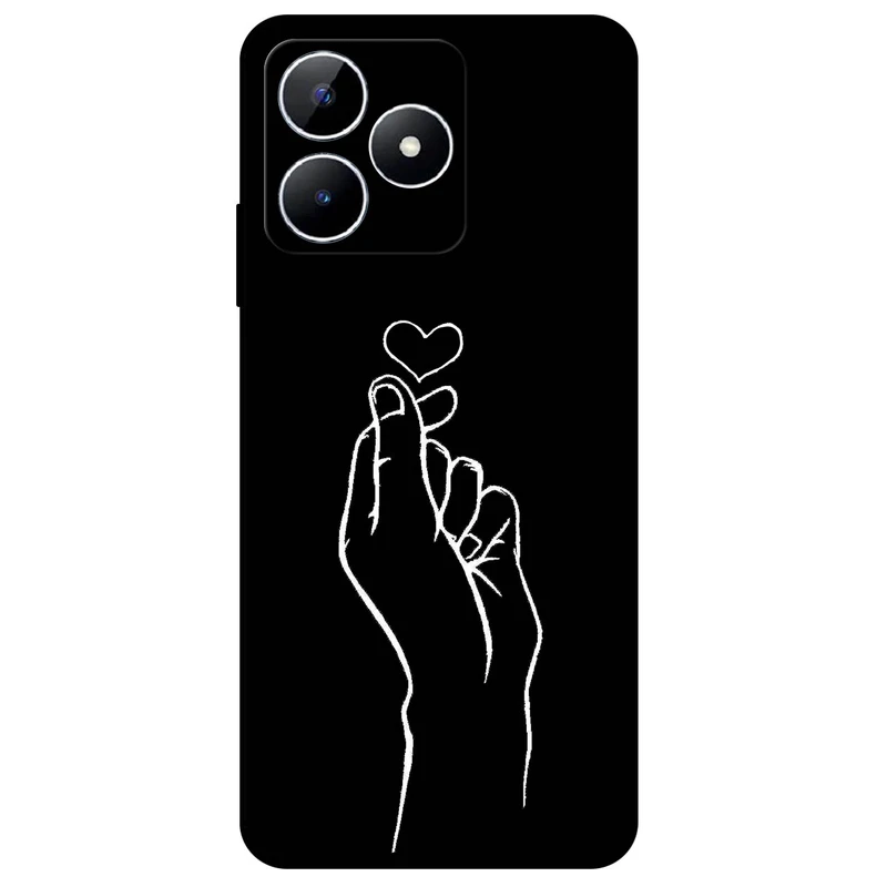کاور مگافون طرح قلب مدل 7769 مناسب برای گوشی موبایل ریلمی Note 50