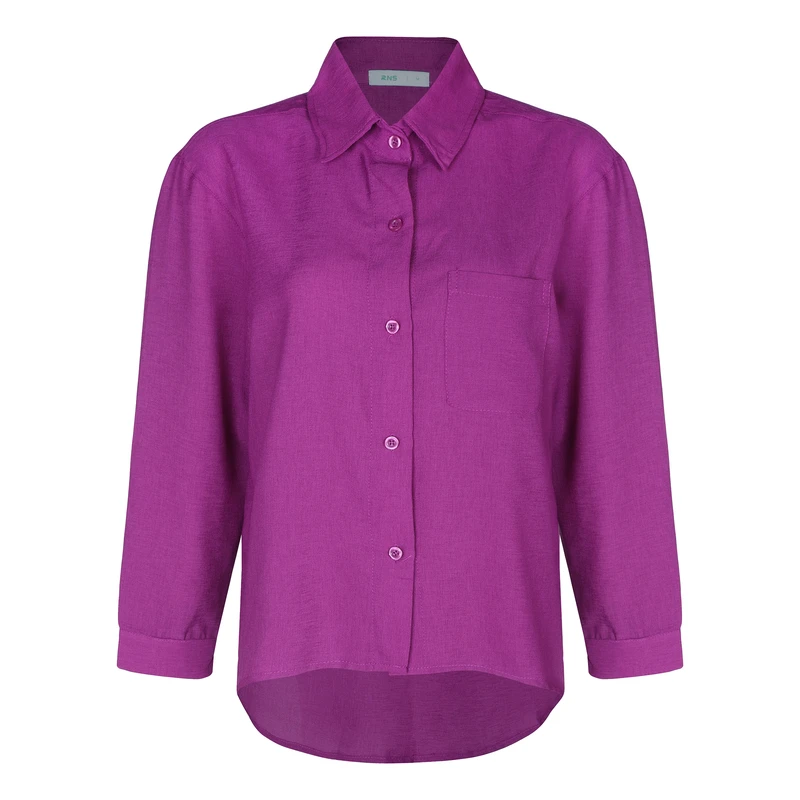 شومیز آستین بلند یقه برگردان زنانه آر اِن اِس مدل 112723836604