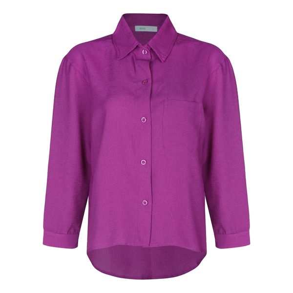 شومیز آستین بلند یقه برگردان زنانه آر اِن اِس مدل 112723836604