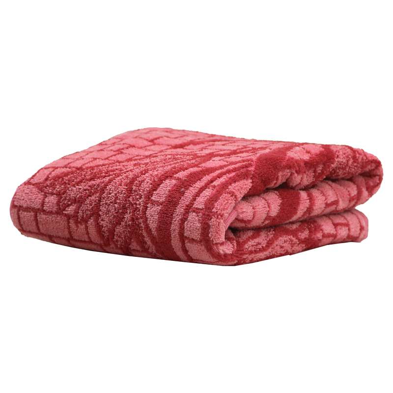  حوله دستی هنر مدل گلدار سایز 40X75 سانتی‌متر