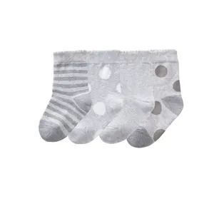 جوراب ساق بلند دخترانه لوپیلو مدل YS001 مجموعه 4 عددی