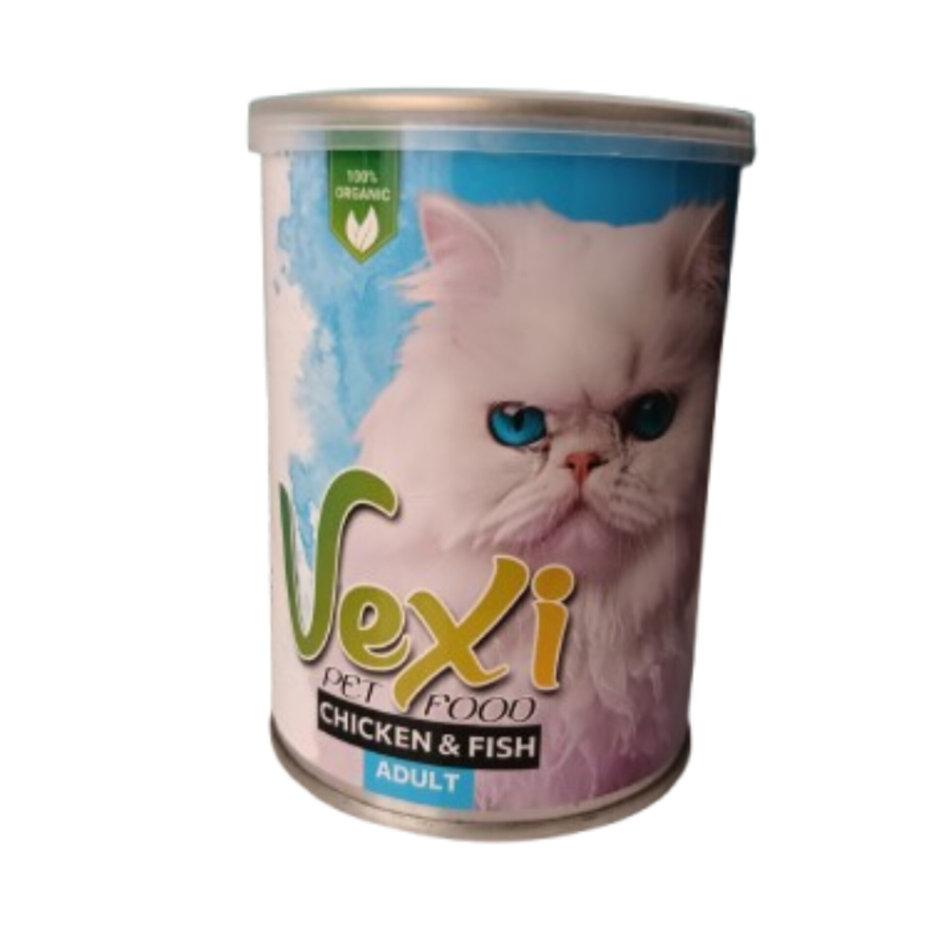 کنسرو گربه وکسی مدل مرغ و ماهی وزن 400 گرم