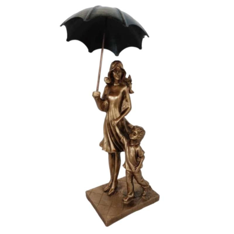 مجسمه دنیا دکوری سرمد مدل مادر پسر چتری 