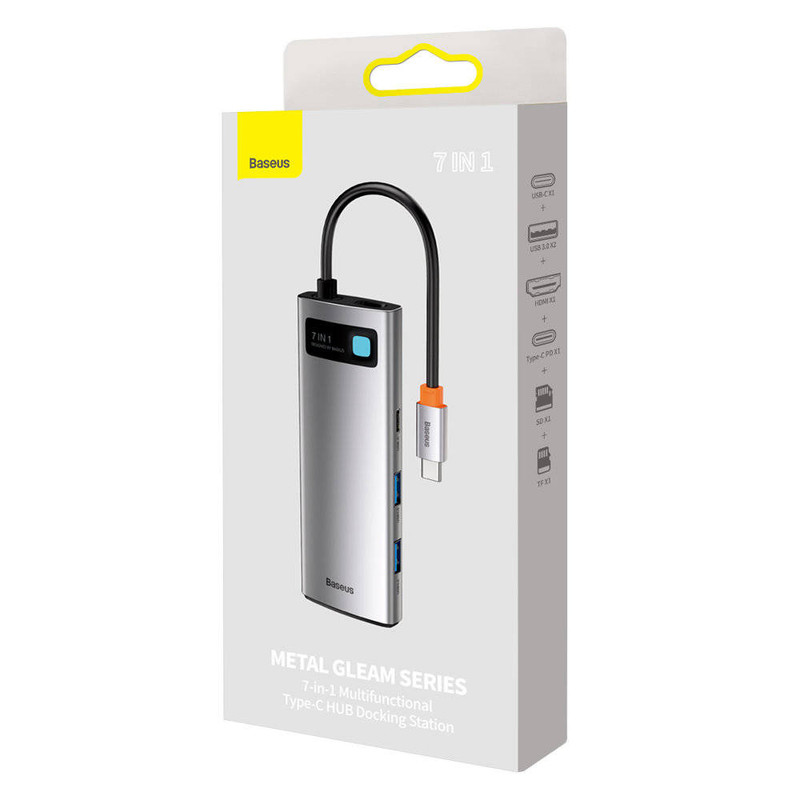 هاب 7 پورت USB-C باسئوس مدل WKWG020113