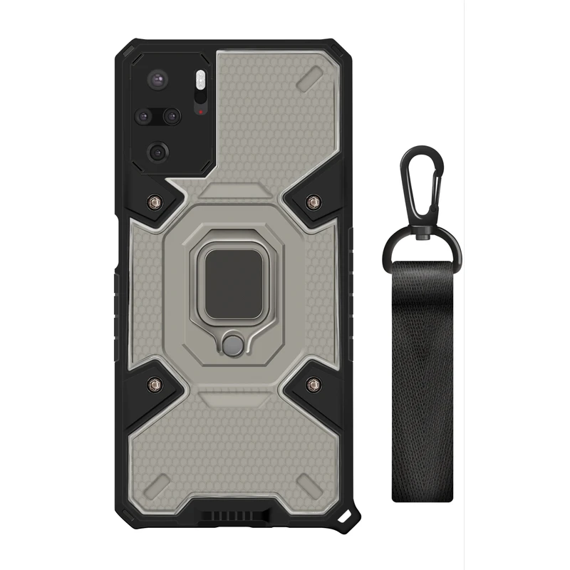 کاور فشن مدل Protection مناسب برای گوشی موبایل شیائومی Redmi Note 10 4G به همراه بند آویز