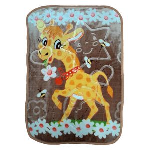 پتوی نوزادی نساجی لاله مهرگان طرح زرافه