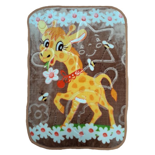 پتوی نوزادی نساجی لاله مهرگان طرح زرافه