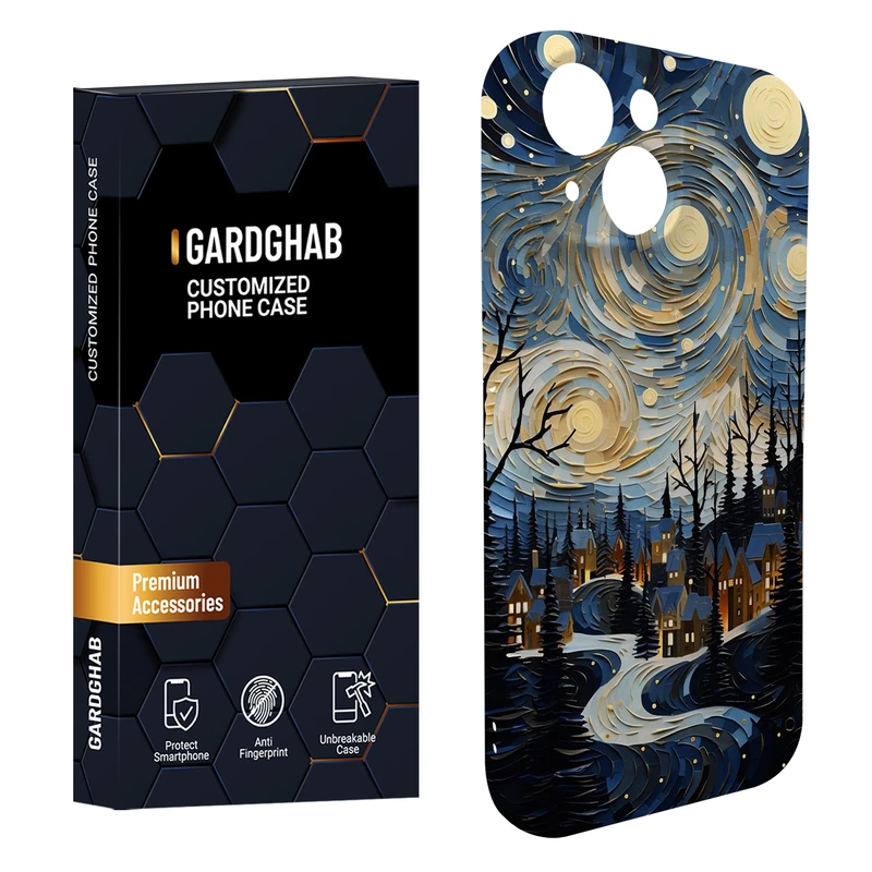  کاور گارد قاب مدل هنری مناسب برای گوشی موبایل اپل iPhone 14 Plus