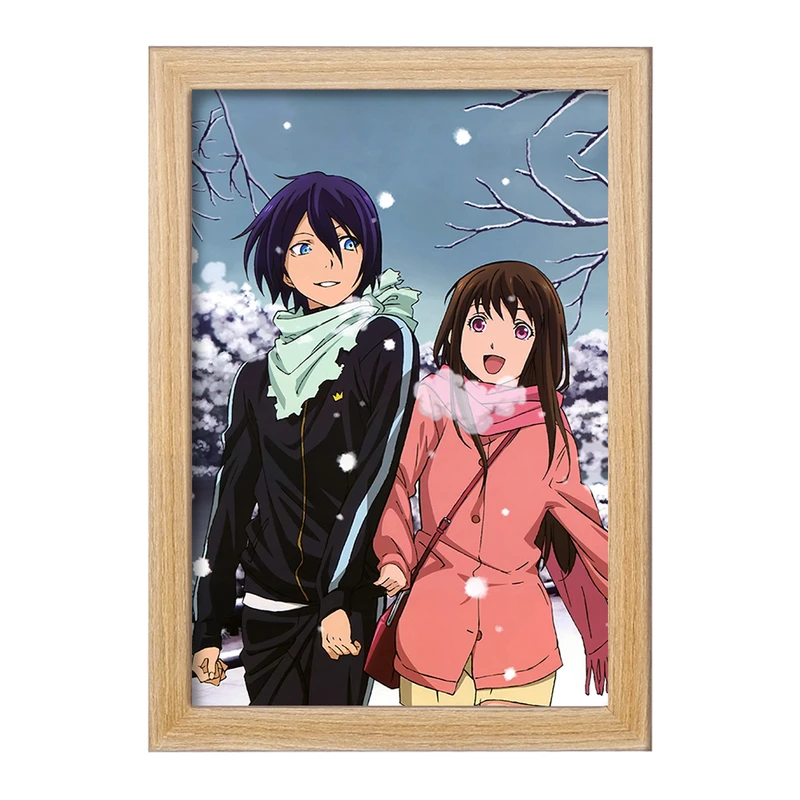 تابلو خندالو مدل یاتو و هیوری و یوکینه انیمه نوراگامی  کد 12692