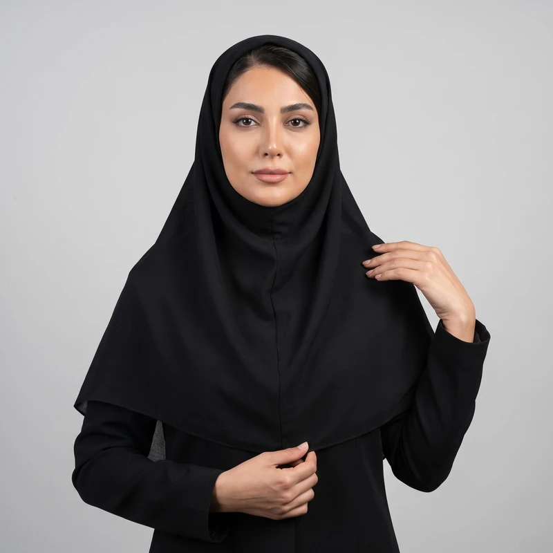 مقنعه بروجرد کد M-0022 تک سایز