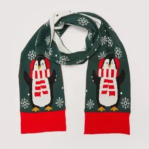 شال گردن زنانه ال سی وایکیکی مدل آنتی باکتریال Christmas