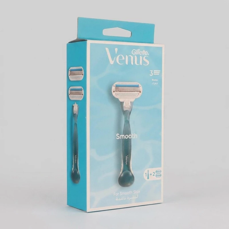 خودتراش ژیلت مدل Venus Smooth به همراه یدک بسته 2 عددی