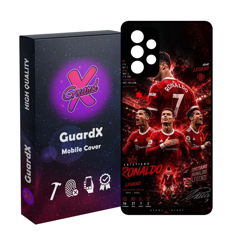 کاور گارد ایکس طرح Ronaldo مدل 11091 مناسب برای گوشی موبایل سامسونگ Galaxy A32 4G
