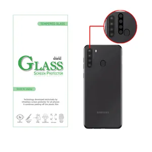 محافظ لنز دوربین شیلد گلس مدل LFUL مناسب برای گوشی موبایل سامسونگ Galaxy A21