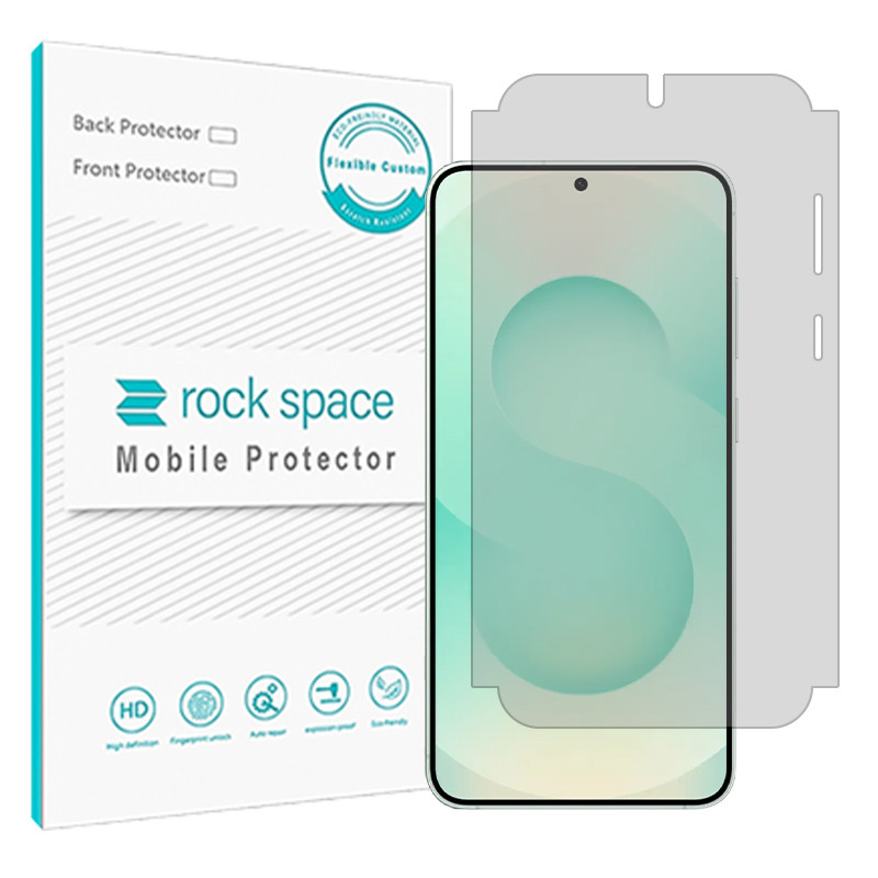 محافظ صفحه نمایش شفاف راک اسپیس مدل Resistant مناسب برای گوشی موبایل سامسونگ Galaxy S25 Plus