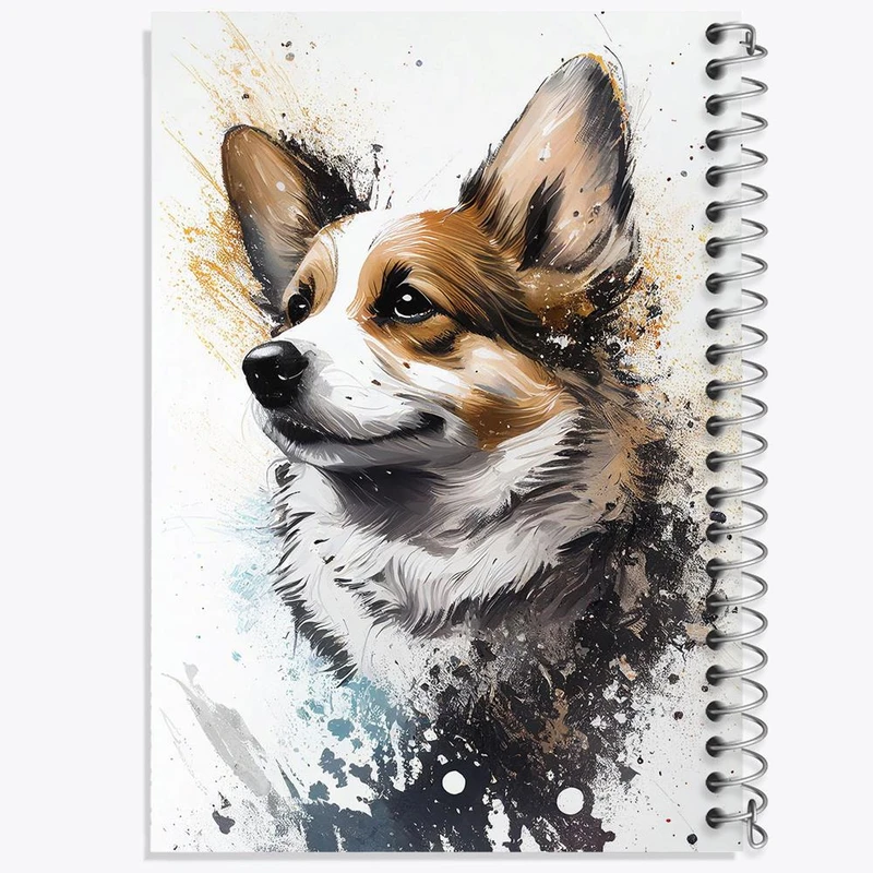 دفتر ژورنال نویسی 50 برگ خندالو مدل نقطه ای طرح سگ کد 28345