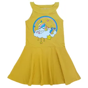 پیراهن دخترانه مدل تک شاخ کد 02