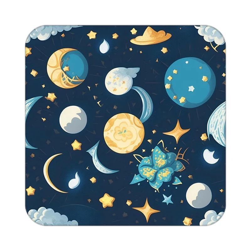 زیر لیوانی کاکتی طرح ماه و ستاره مدل mp52952