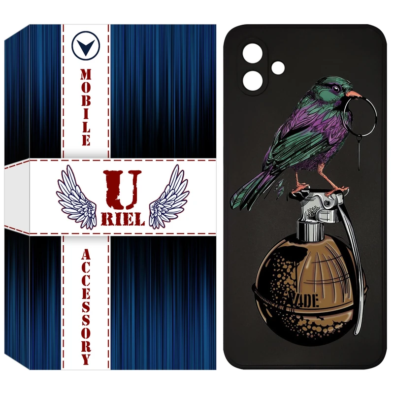 کاور یوریل مدل KSH کد 31 طرح پرنده مناسب برای گوشی موبایل سامسونگ Galaxy A05