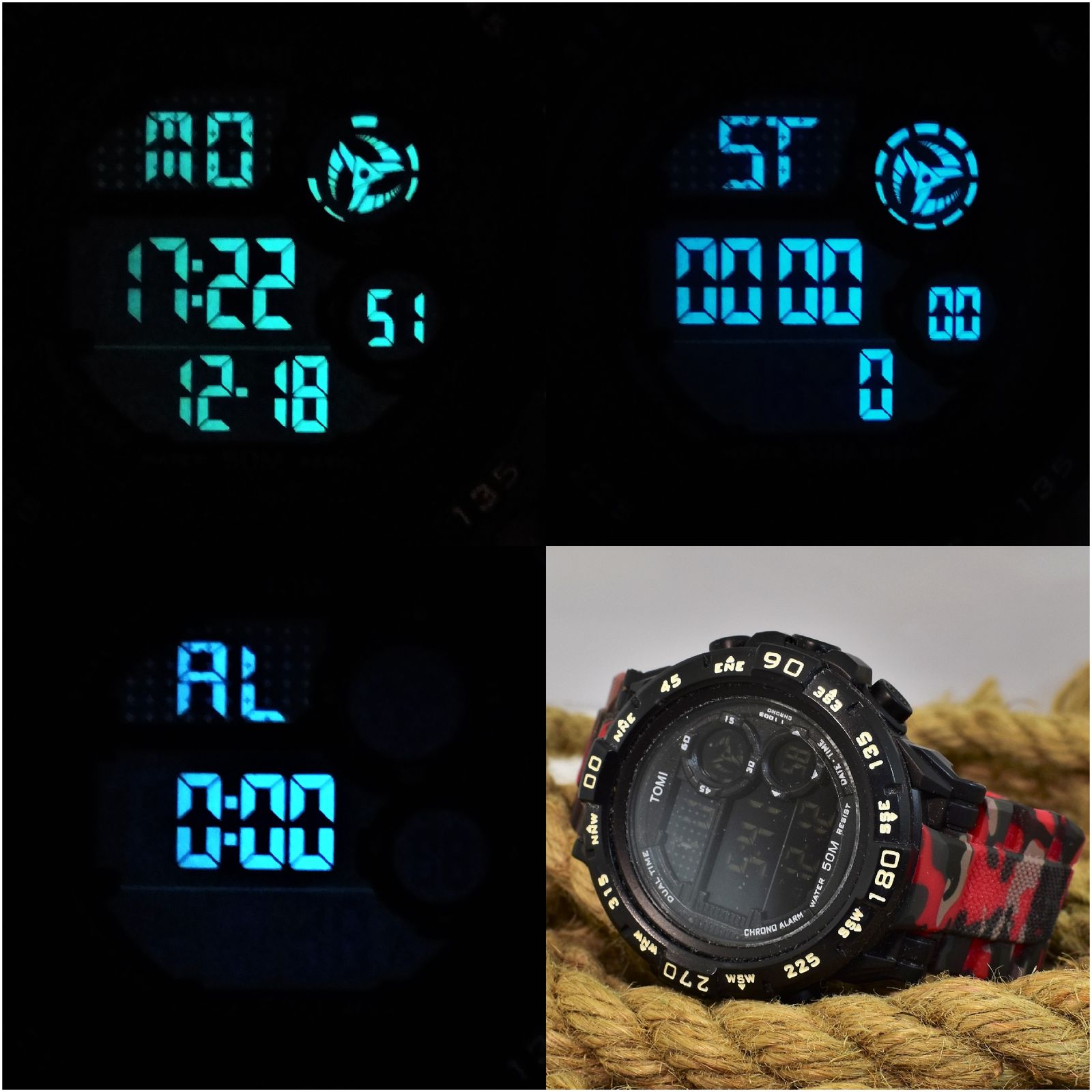 ساعت مچی دیجیتال مردانه مدل 95M -  - 4