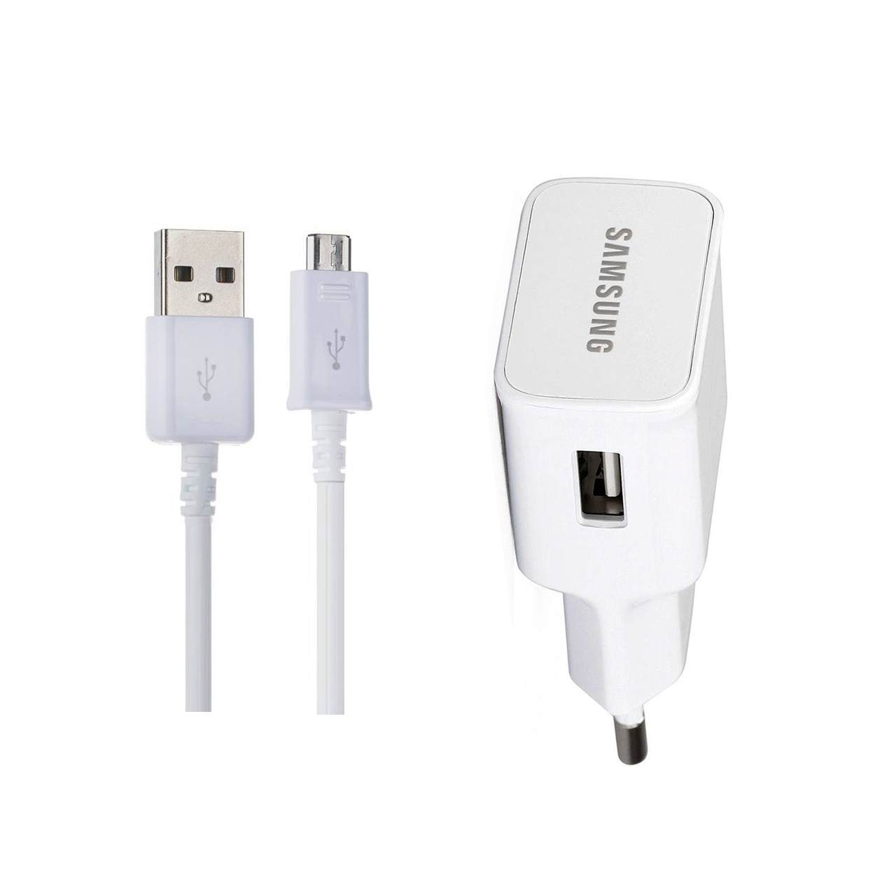 شارژر دیواری مدل ETA-U90EWE به همراه کابل تبدیل microUSB                     غیر اصل