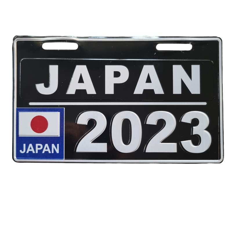 پلاک متور سیکلت کد JAPAN/2023