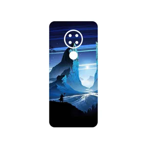 MAHOOT Blue Mountains Digital Art Cover Sticker for Nokia 7.2