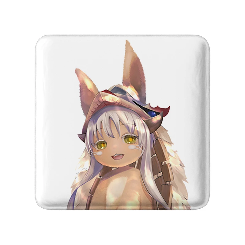 مگنت خندالو طرح ناناچی انیمه ساخته شده در پرتگاه Made in Abyss  مدل مربعی کد 22116