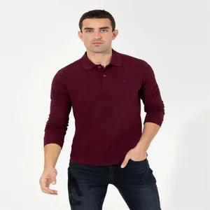 پولوشرت آستین بلند مردانه پیر کاردین مدل P-SO-ZER1