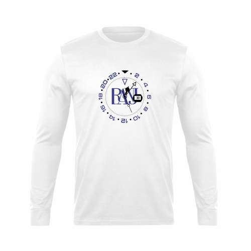 تی شرت آستین بلند مردانه رانژ مدل سایز بزرگ 80027 رنگ سفید