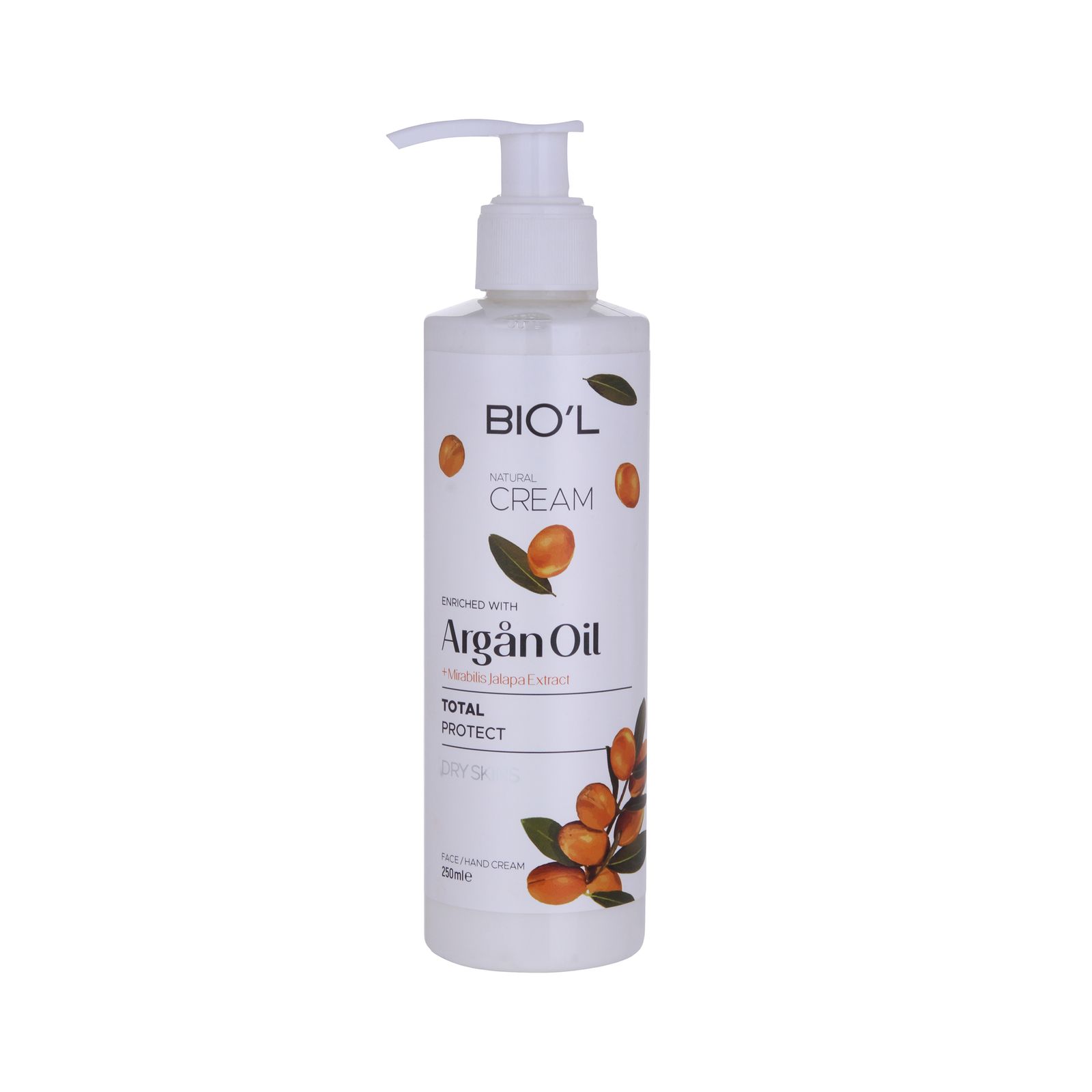 کرم مرطوب کننده بیول مدل Argan Oil مناسب پوست‌های خشک حجم 250 میلی‌لیتر -  - 1