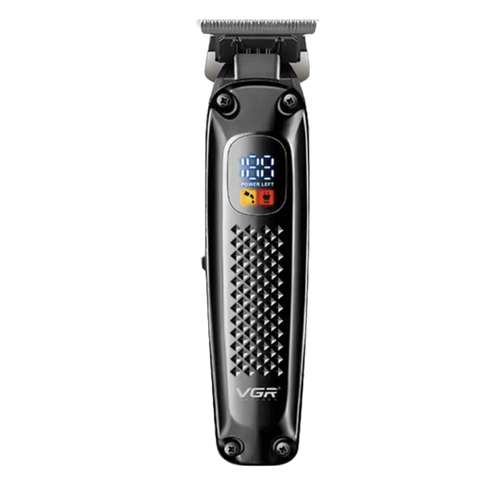 ماشین اصلاح موی سر و صورت وی جی ار مدل V-972، اصلاح به صورت خط زن و حجم زن، قابلیت تنظیم سرعت، منبع انرژی با برق و باتری، تکنولوژی اصلاح به صورت تریمر، اندازه اصلاح از 0.5 تا 6 میلی‌متر، مدت زمان شارژ 120 دقیقه و مدت زمان استفاده پس از شارژ 180 دقیقه